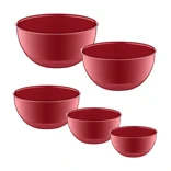 Smartware 5'li Set Loop Kase CARMEN – Kapaksız Kase Seti, Mutfak Hazırlık Kasesi, Çok Amaçlı Sunum ve Saklama Kaseleri, Mutfak Gereçleri