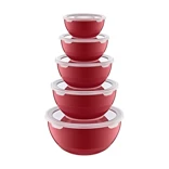 Smartware 5'li Set Loop Saklama Kabı CARMEN – Çok Amaçlı Saklama Kutusu, Buzdolabı Saklama Kabı, Mutfak Düzenleyici, Kapaklı Saklama Kabı