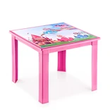 Fiore 50X50 Çocuk Masası IML Pembe-Prenses - PEMBE-PRENSES, Çok Amaçlı Çocuk Masası, Çocuklar İçin Masa, Güvenli Masa