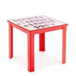 Fiore 50X50 Çocuk Masası IML Anımals-Kırmızı - ANIMALS-KIRMIZI, Çok Amaçlı Çocuk Masası, Çocuklar İçin Masa, Güvenli Masa