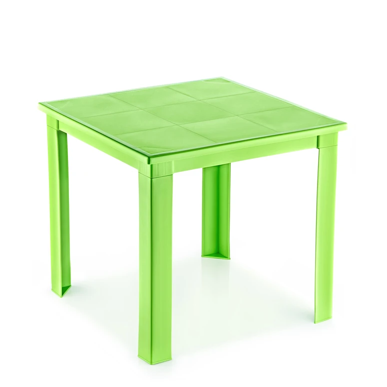 Fiore 50X50 Plastik Masa Yeşil - YEŞİL, Çok Amaçlı Çocuk Masası, Çocuklar İçin Masa, Güvenli Masa