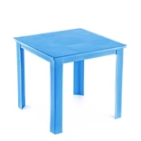Fiore 50X50 Plastik Masa Açık Mavi - AÇIK MAVİ, Çok Amaçlı Çocuk Masası, Çocuklar İçin Masa, Güvenli Masa