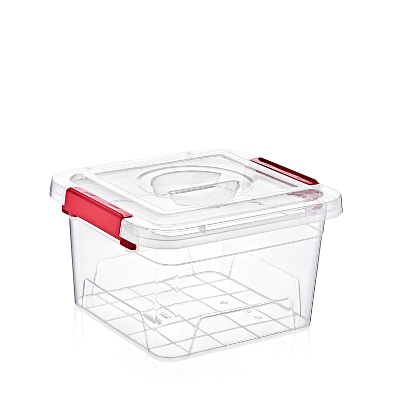 Smartware 1 No Kiler Box (6 LT) - ŞEFFAF, Çok Amaçlı Kiler Kutusu, Bakliyat Kutusu