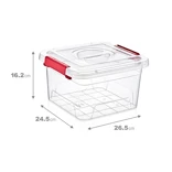 Smartware 1 No Kiler Box (6 LT) - ŞEFFAF, Çok Amaçlı Kiler Kutusu, Bakliyat Kutusu