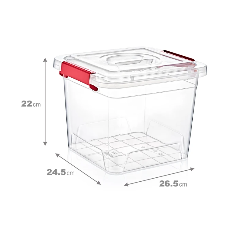 Smartware 2 No Kiler Box (8 LT) - ŞEFFAF, Çok Amaçlı Kiler Kutusu, Bakliyat Kutusu