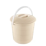 Smartware Kapaklı Kova Latte 15 LT - LATTE, Çok Amaçlı Kapaklı Kova