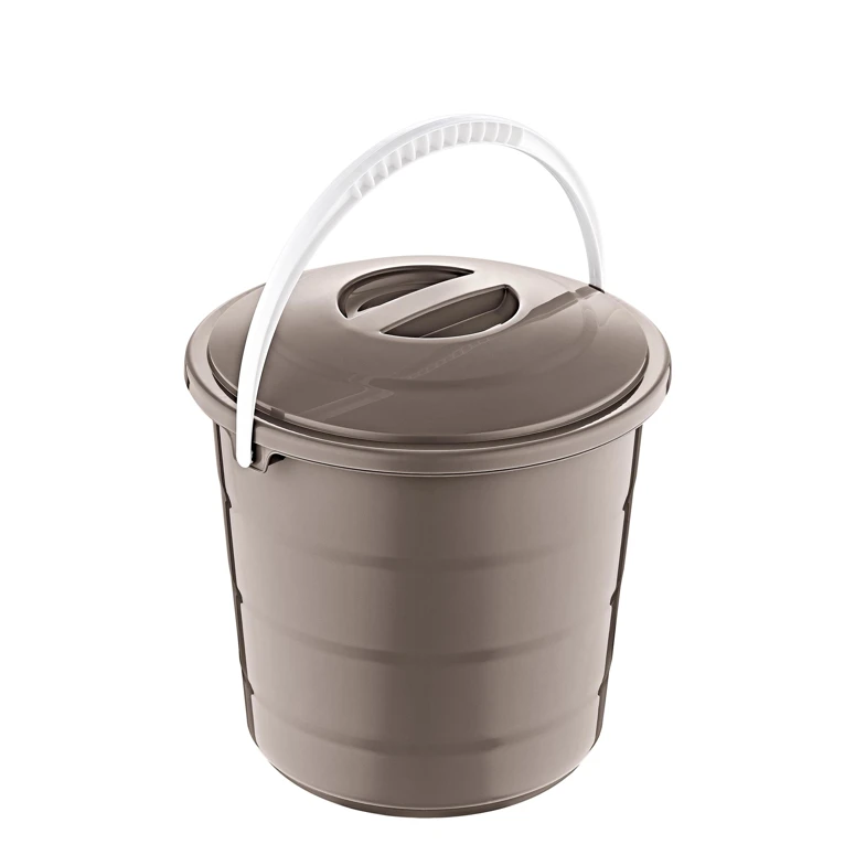 Smartware Kapaklı Kova Terra 15 LT - BEJ, Çok Amaçlı Kapaklı Kova