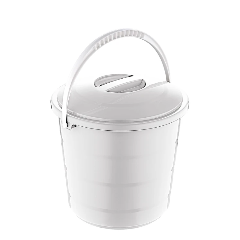 Smartware Kapaklı Kova Beyaz 15 LT - BEYAZ, Çok Amaçlı Kapaklı Kova
