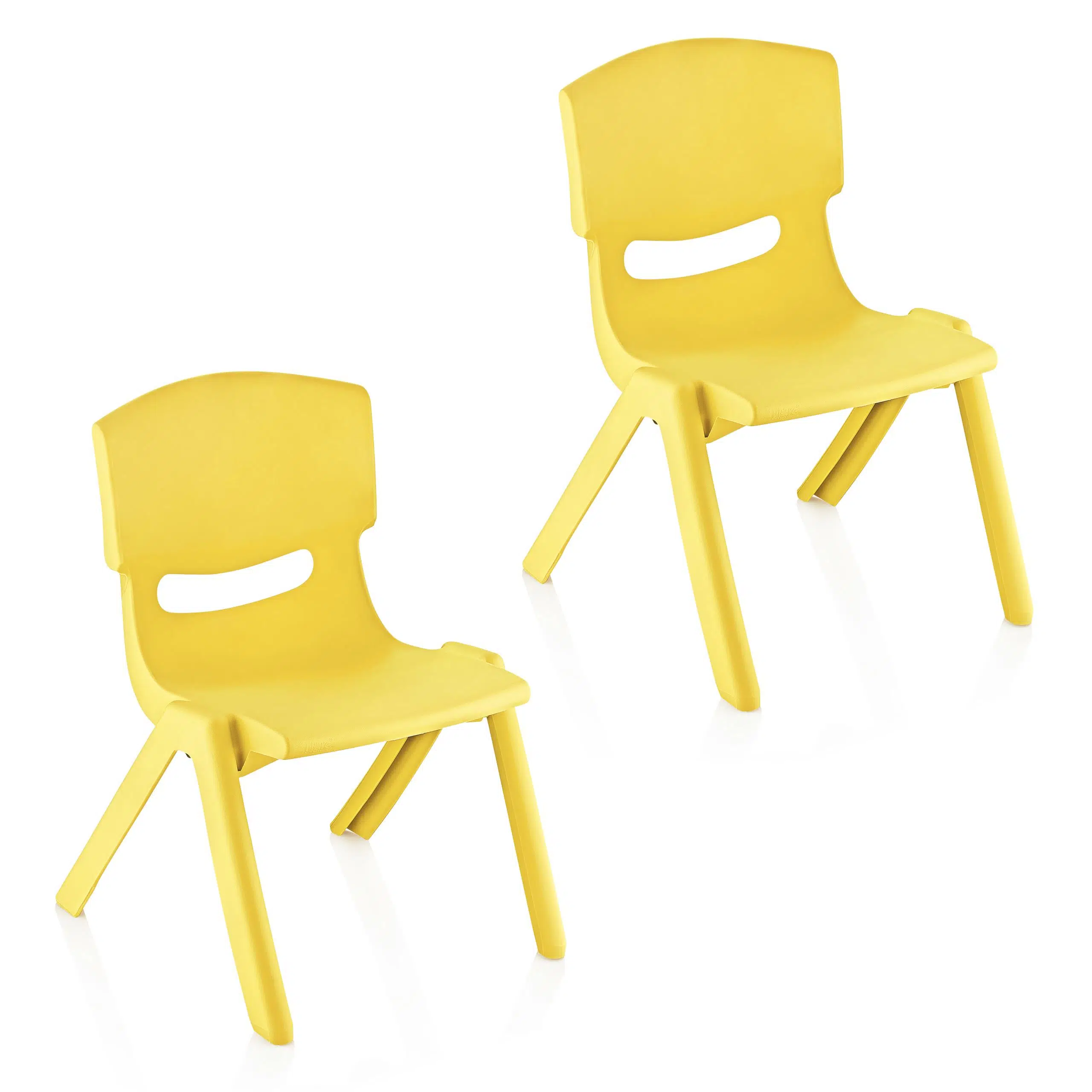Fiore 2'Li Set Küçük Şirin Çocuk Sandalyesi Sarı