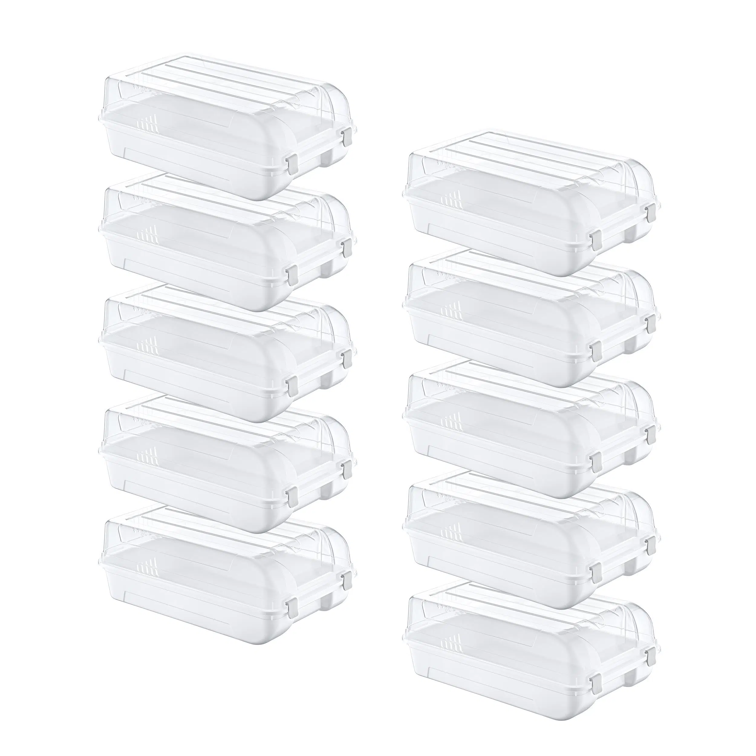 Smartware 10'Lu Set Erkek Beyaz Ayakkabı Kutusu