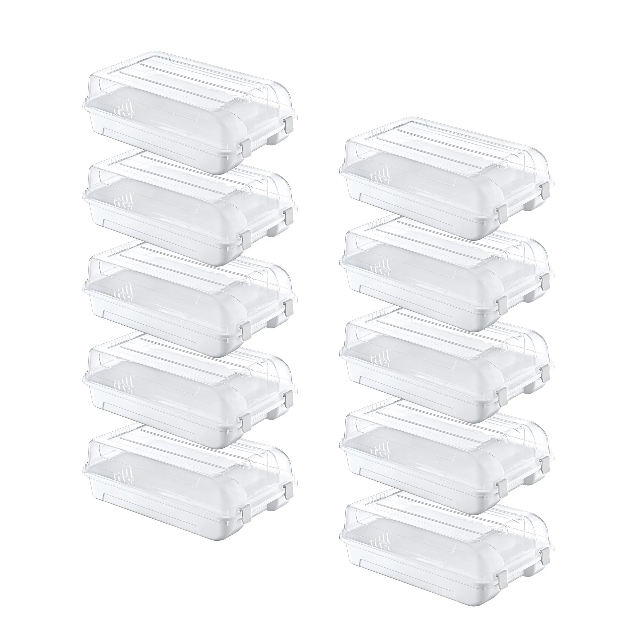 Smartware 10'Lu Set Kadın Beyaz Ayakkabı Kutusu