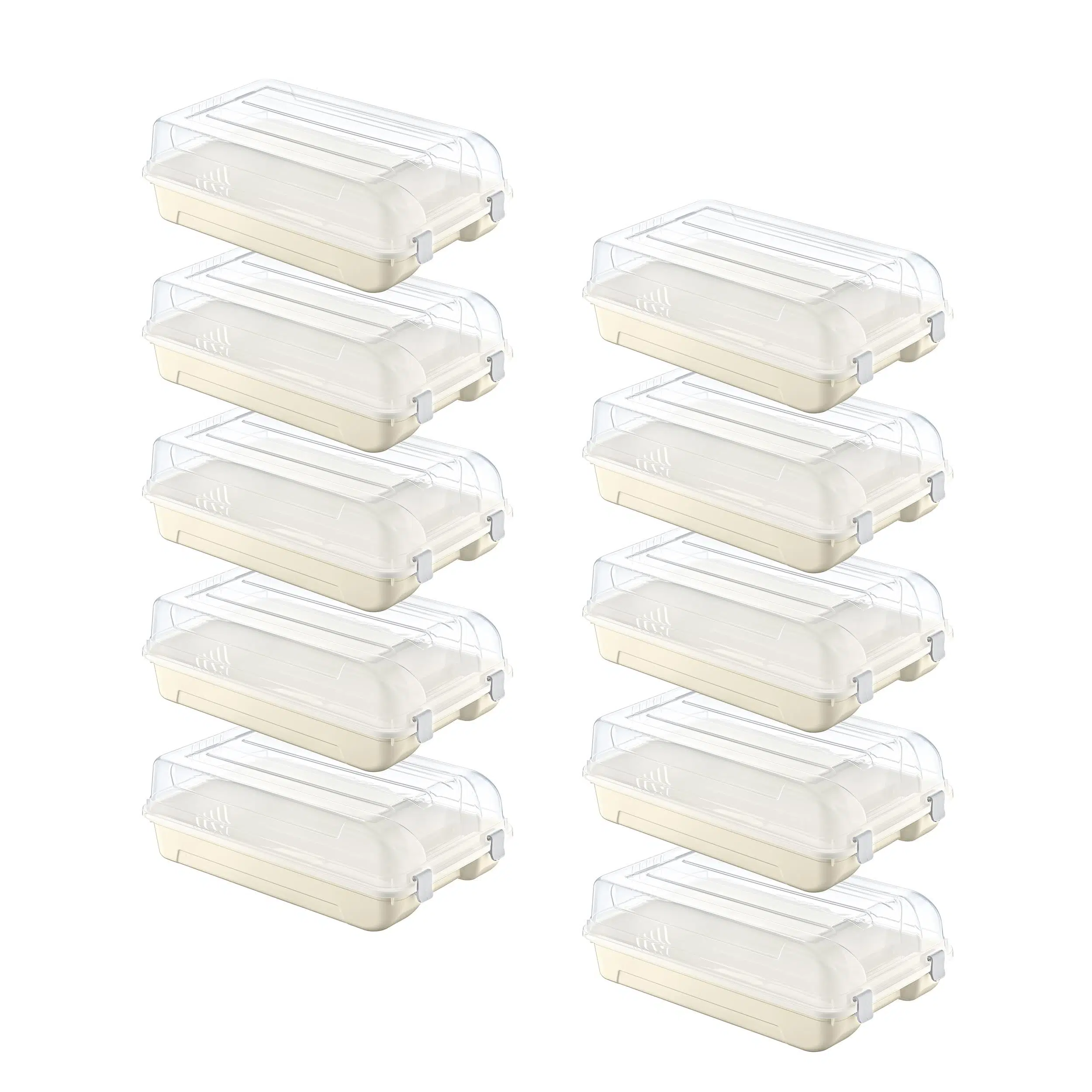 Smartware 10'Lu Set Kadın Latte Ayakkabı Kutusu