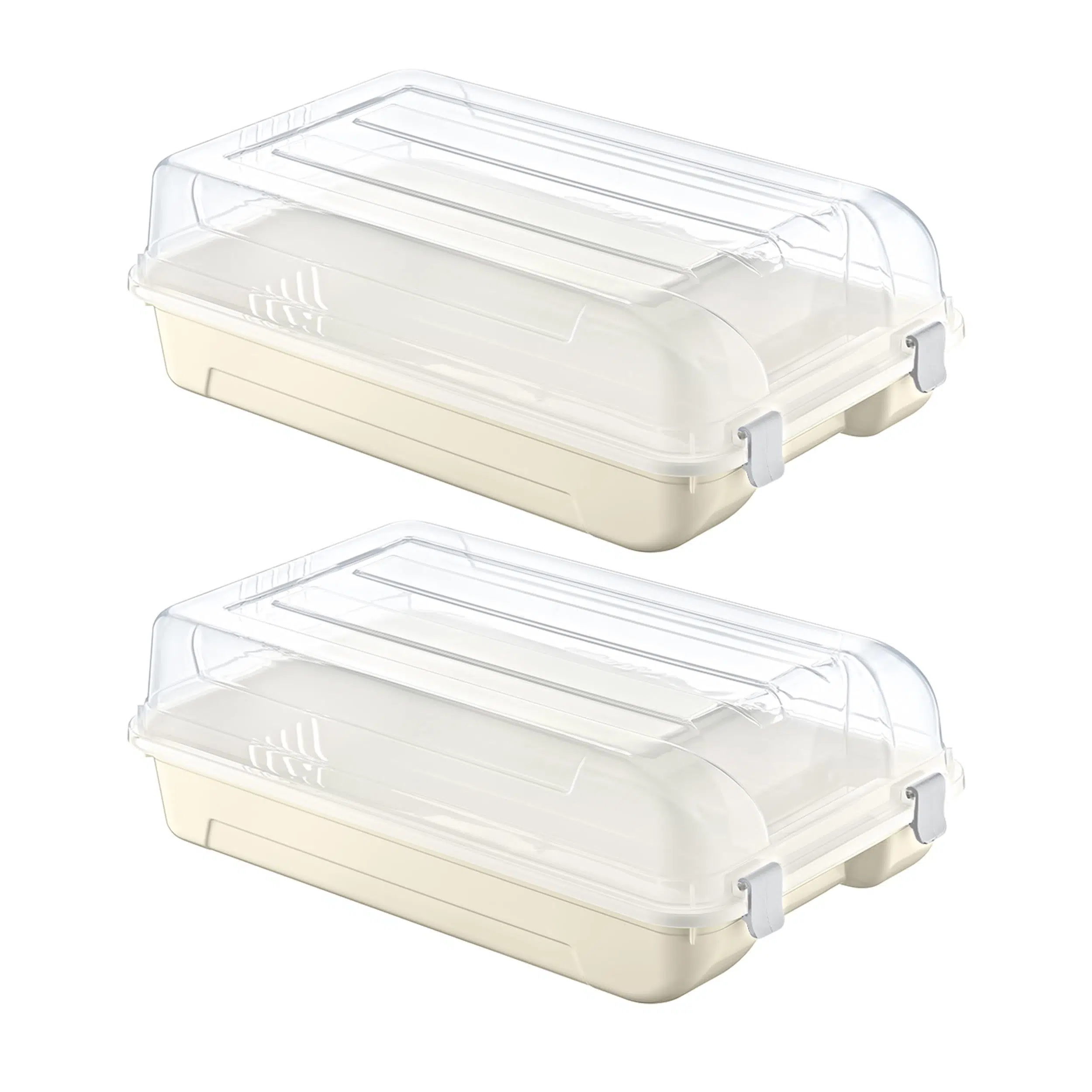 Smartware 2'Li Set Kadın Latte Ayakkabı Kutusu 