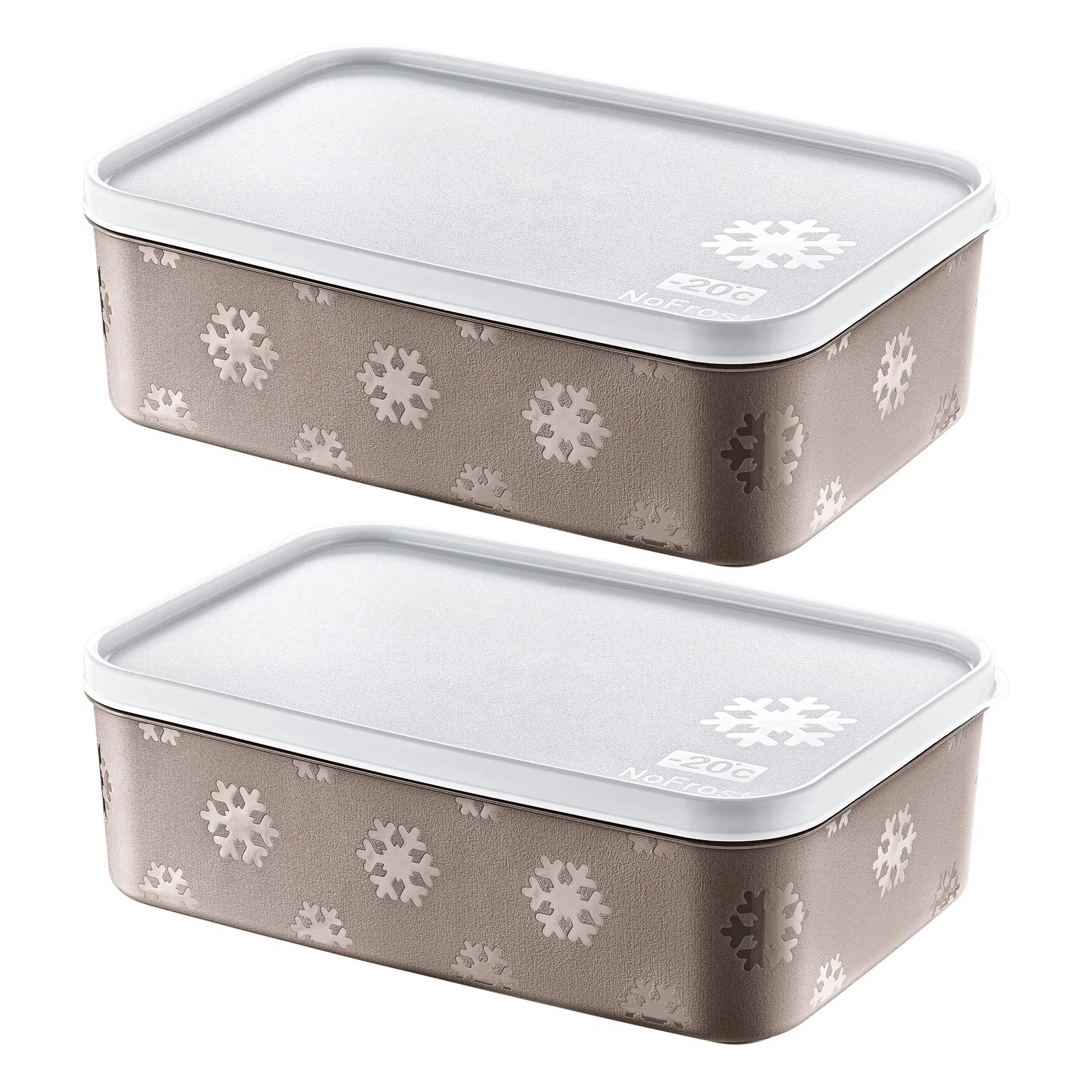 Smartware 2'Li Set No Frost Saklama Kabı Terra 1600 ML