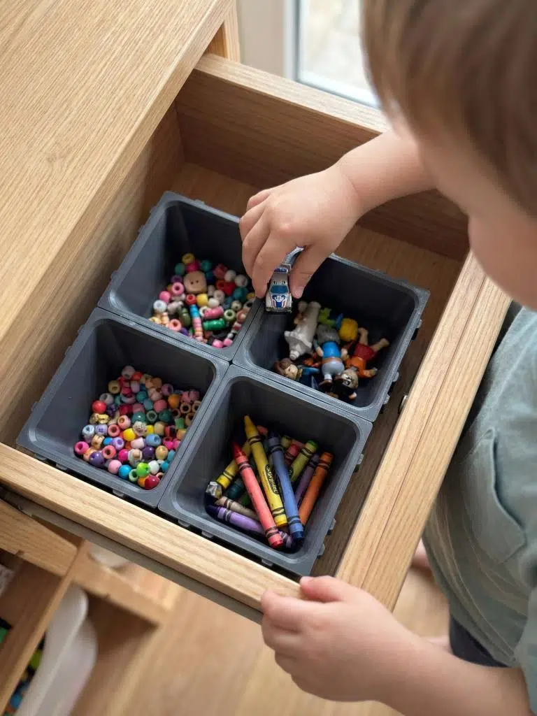 Smartware 4'Lü Ordina Çekmece Düzenleyici (Kare)