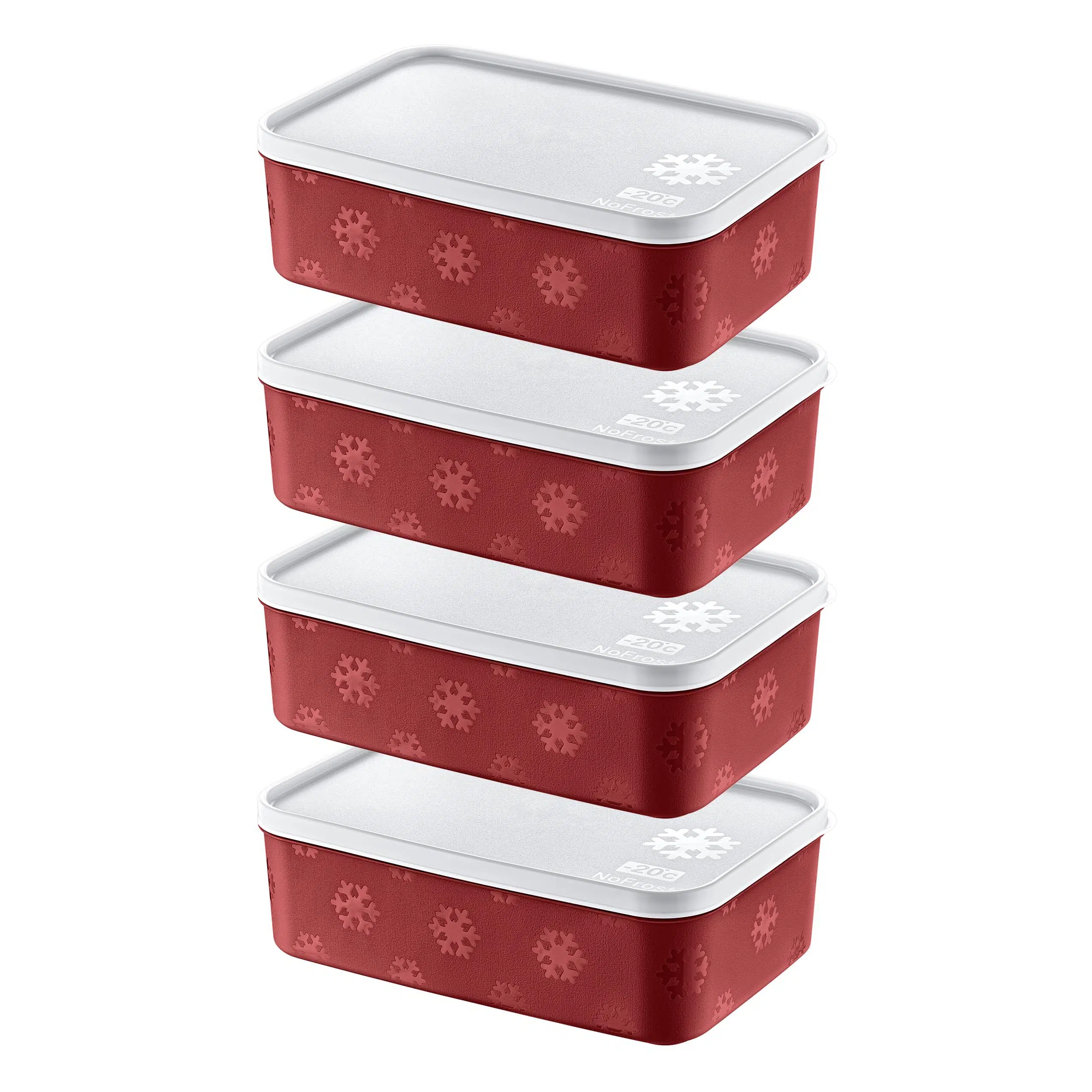 Smartware 4'Lü Set No Frost Saklama Kabı Carmen 1600 ML