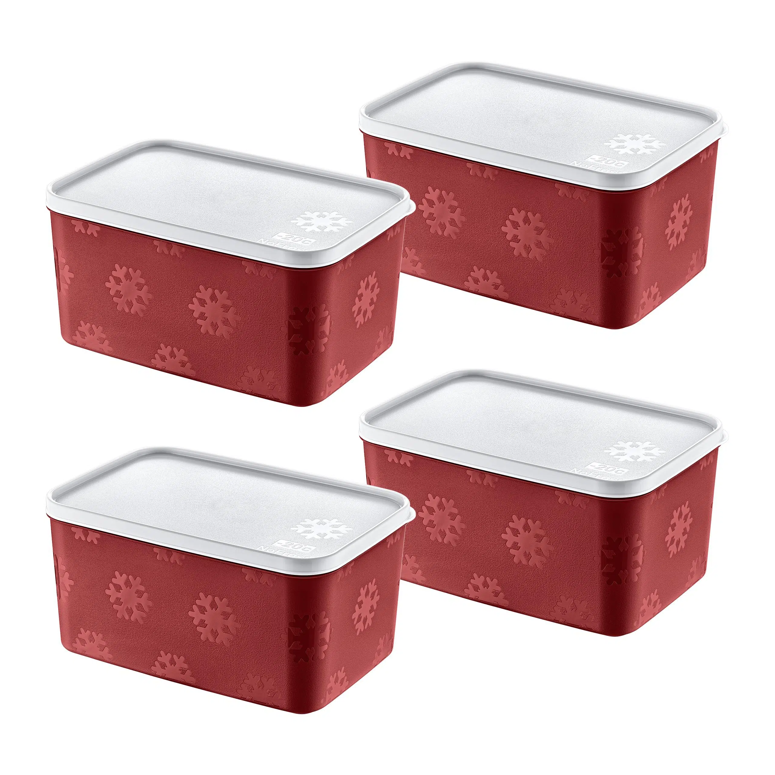 Smartware 4'Lü Set No Frost Saklama Kabı Carmen 2600 ML