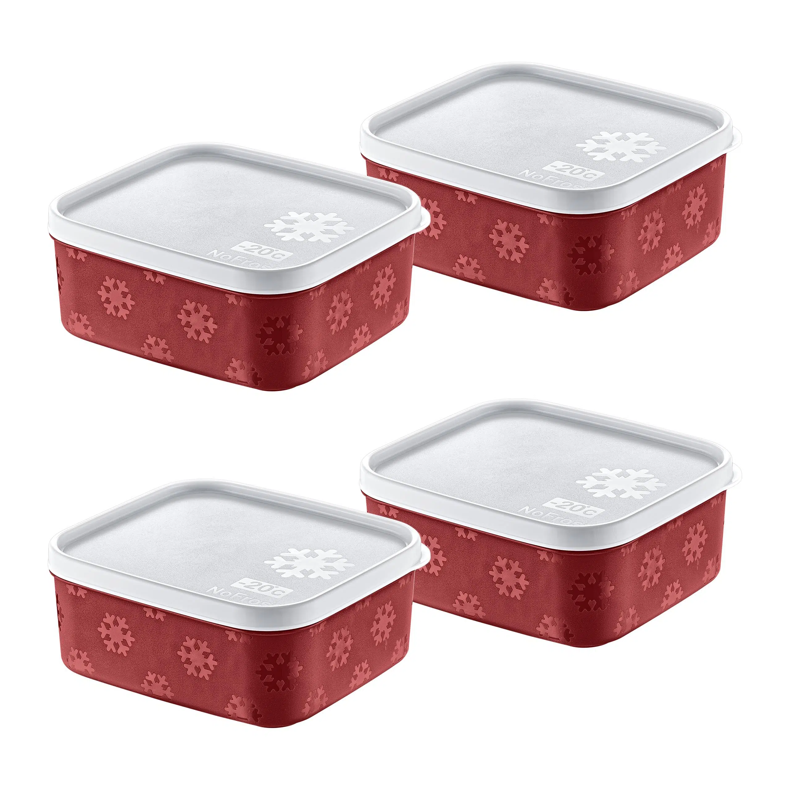 Smartware 4'Lü Set No Frost Saklama Kabı Carmen 700 ML