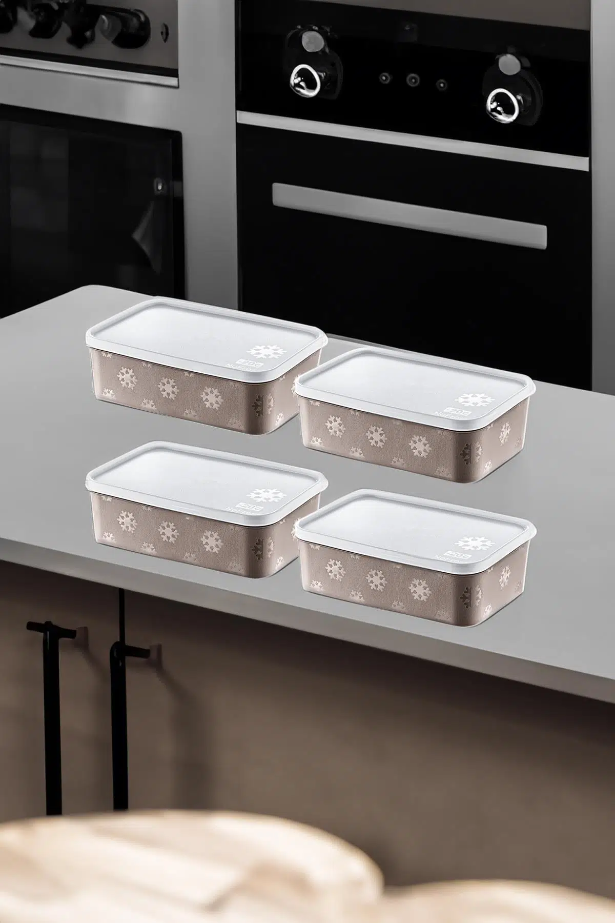 Smartware 4'Lü Set No Frost Saklama Kabı Terra 1600 ML