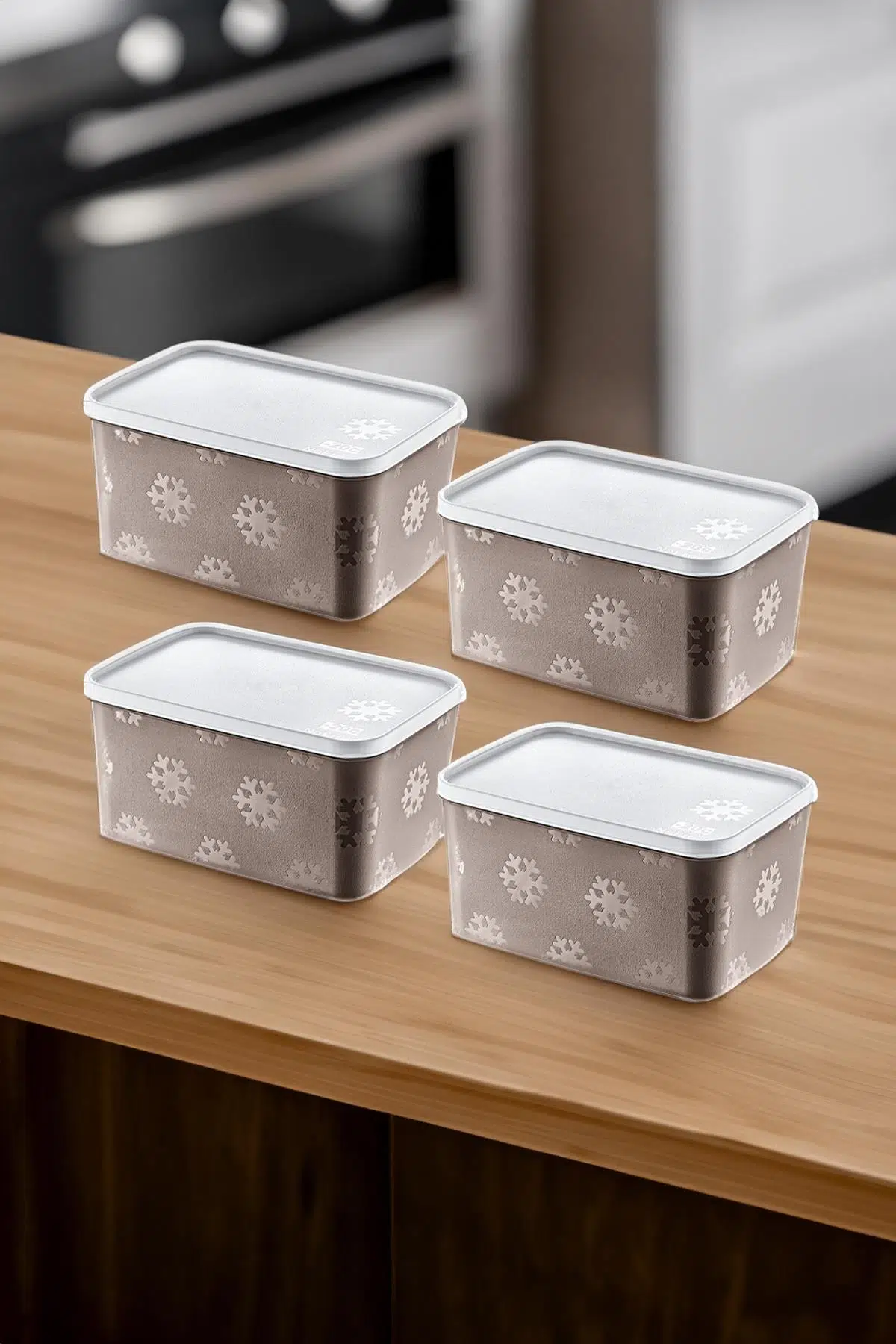 Smartware 4'Lü Set No Frost Saklama Kabı Terra 2600 ML