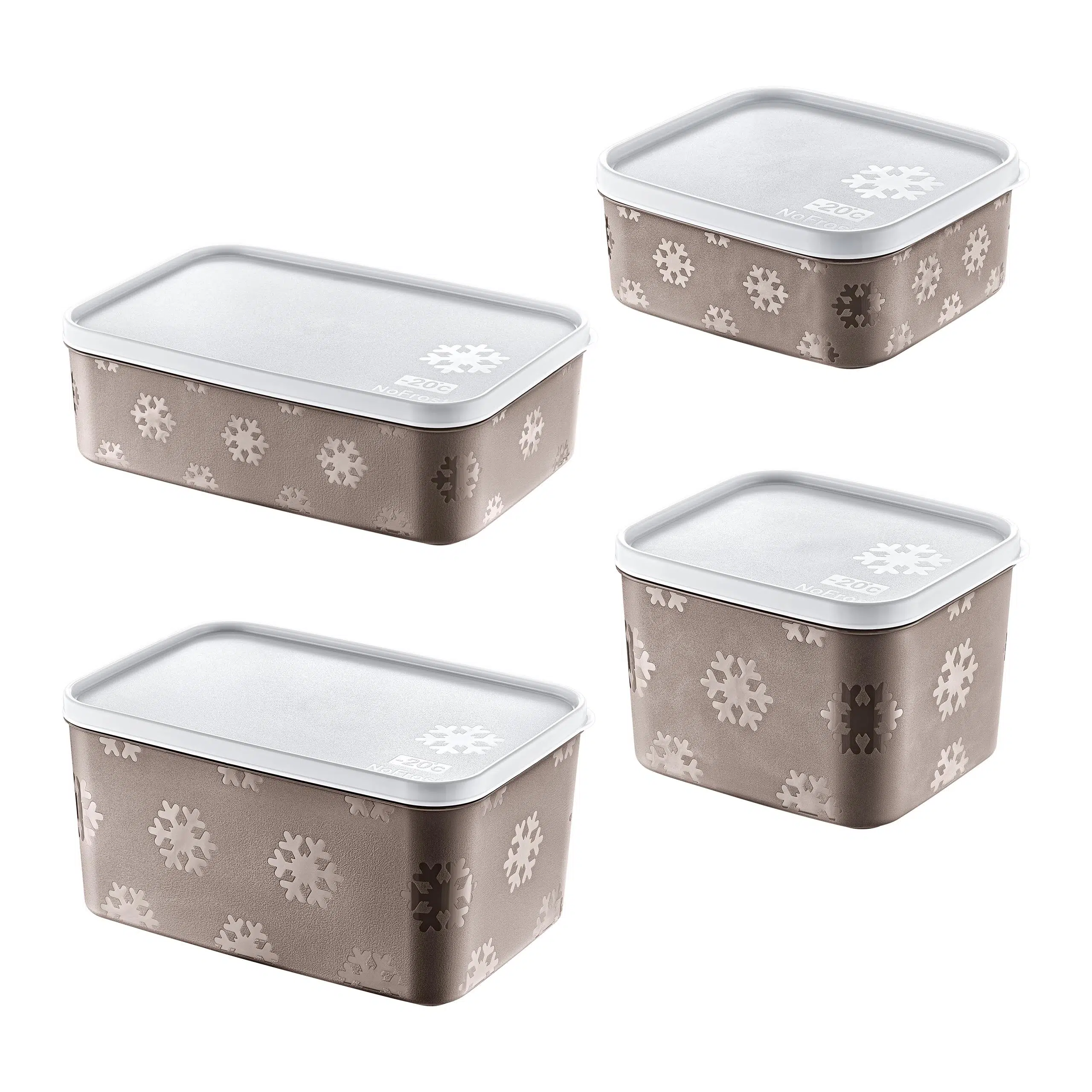 Smartware 4'Lü Set No Frost Saklama Kabı Terra (tüm boylar)