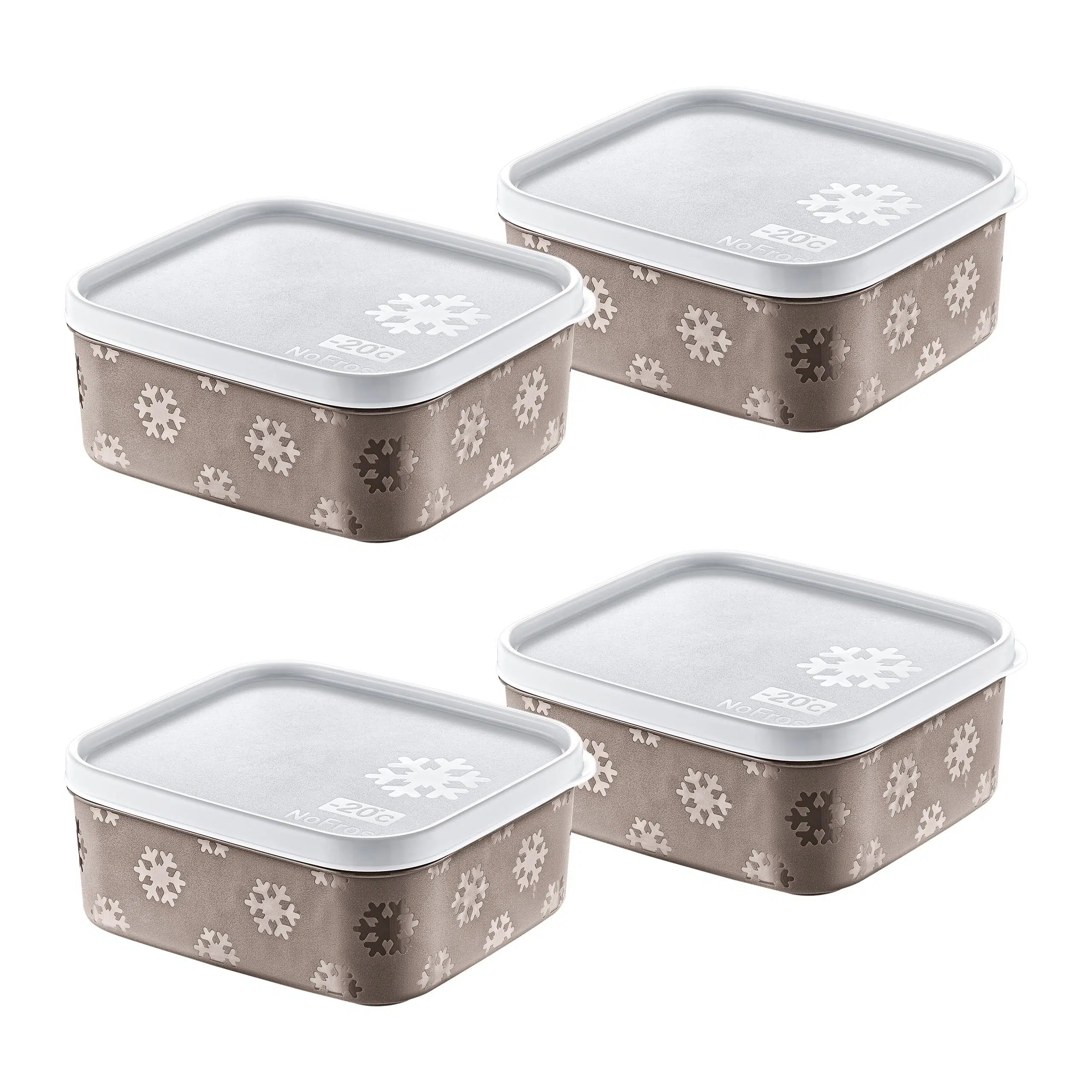 Smartware 4'Lü Set No Frost Saklama Kabı Terrra 700 ML