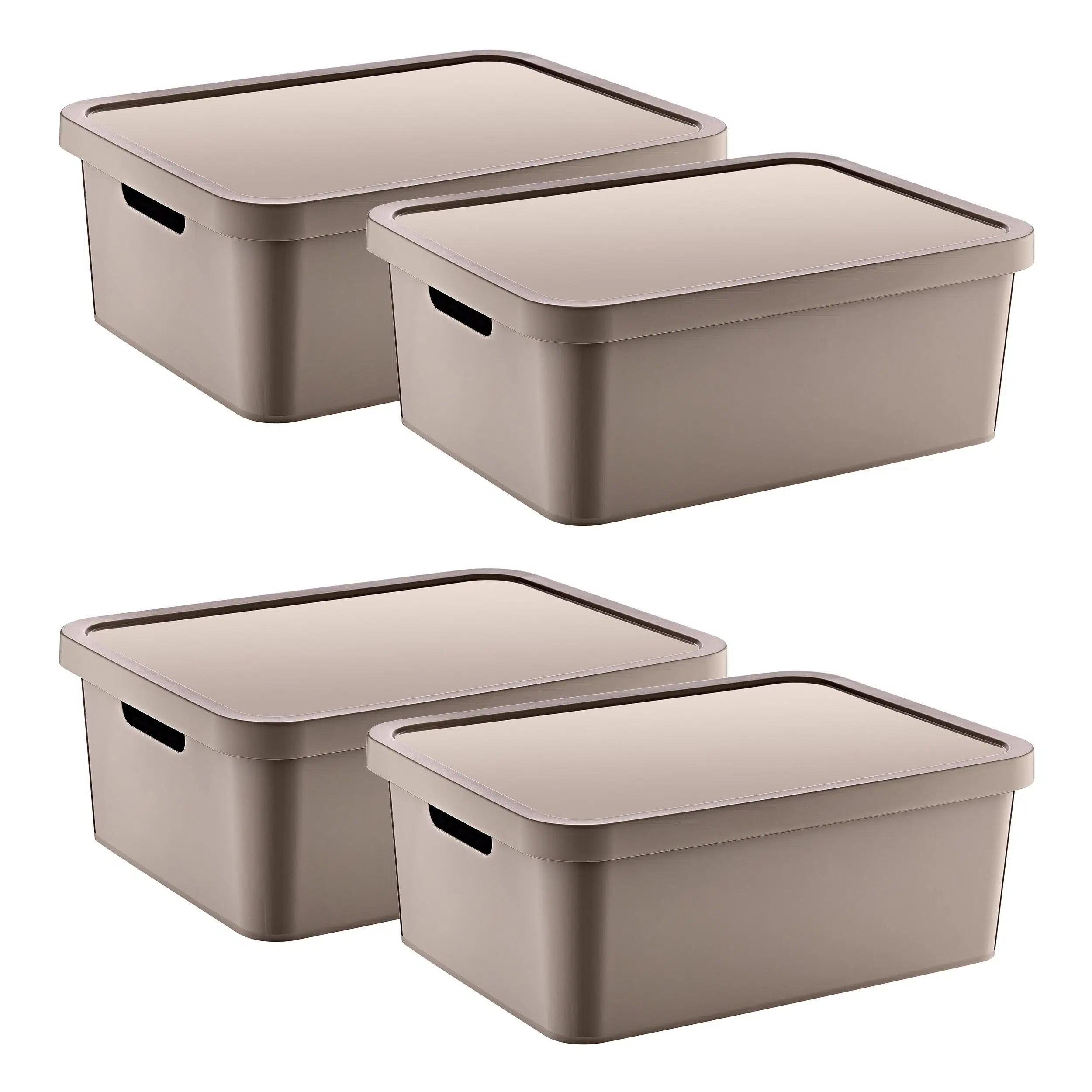 Smartware 4'Lü Set Stafi Çok Amaçlı Kapaklı Kutu Terra 12 LT