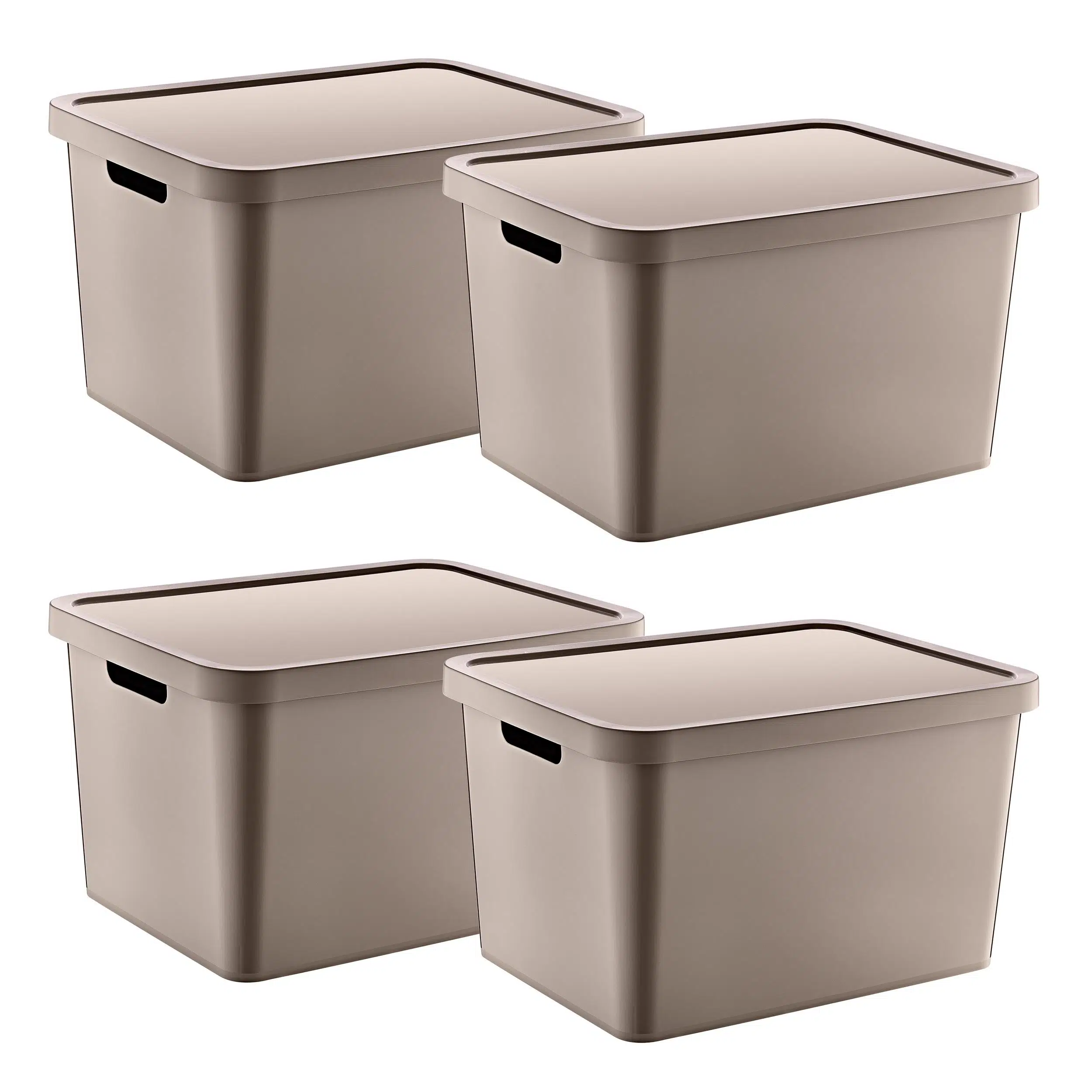 Smartware 4'Lü Set Stafi Çok Amaçlı Kapaklı Kutu Terra 18 LT