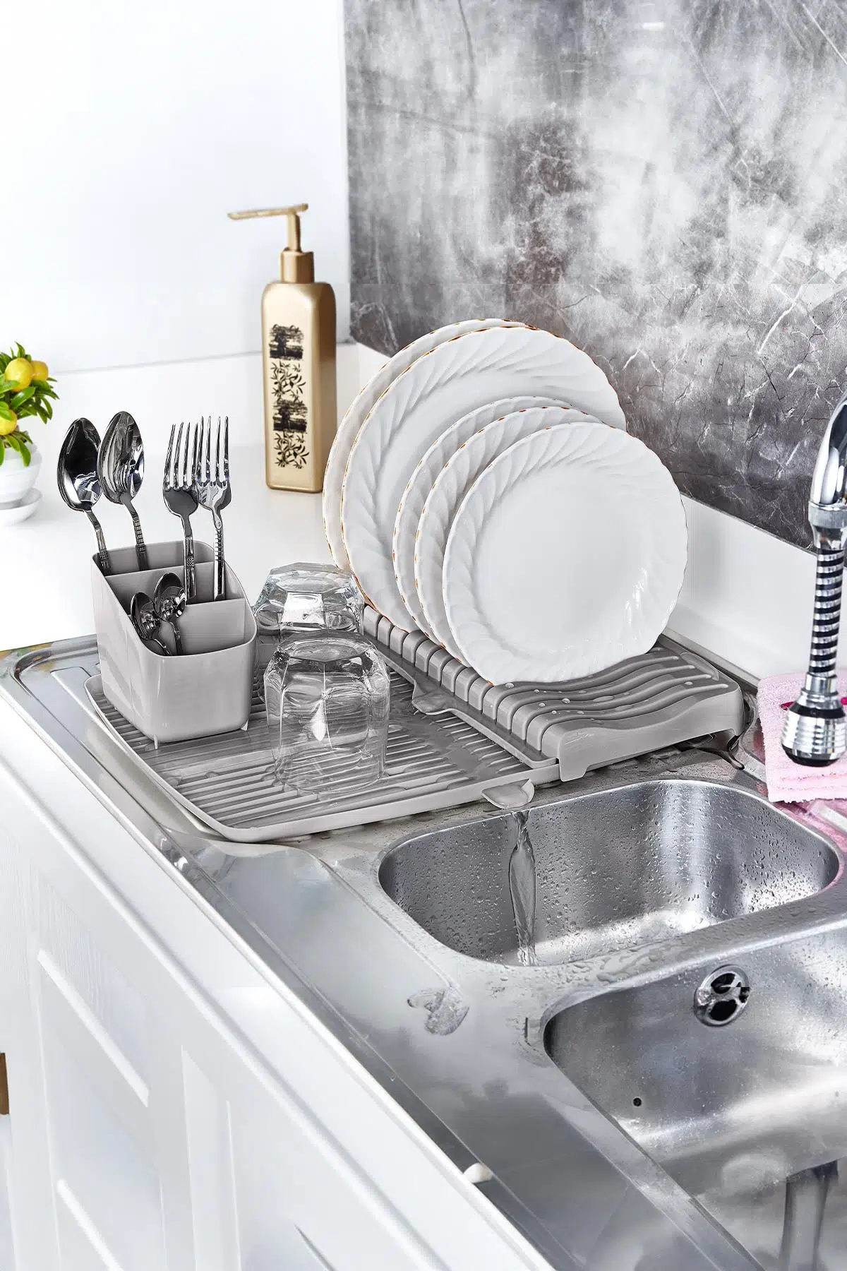 Smartware Flovi 3Lü Bulaşık Seti - BEJ