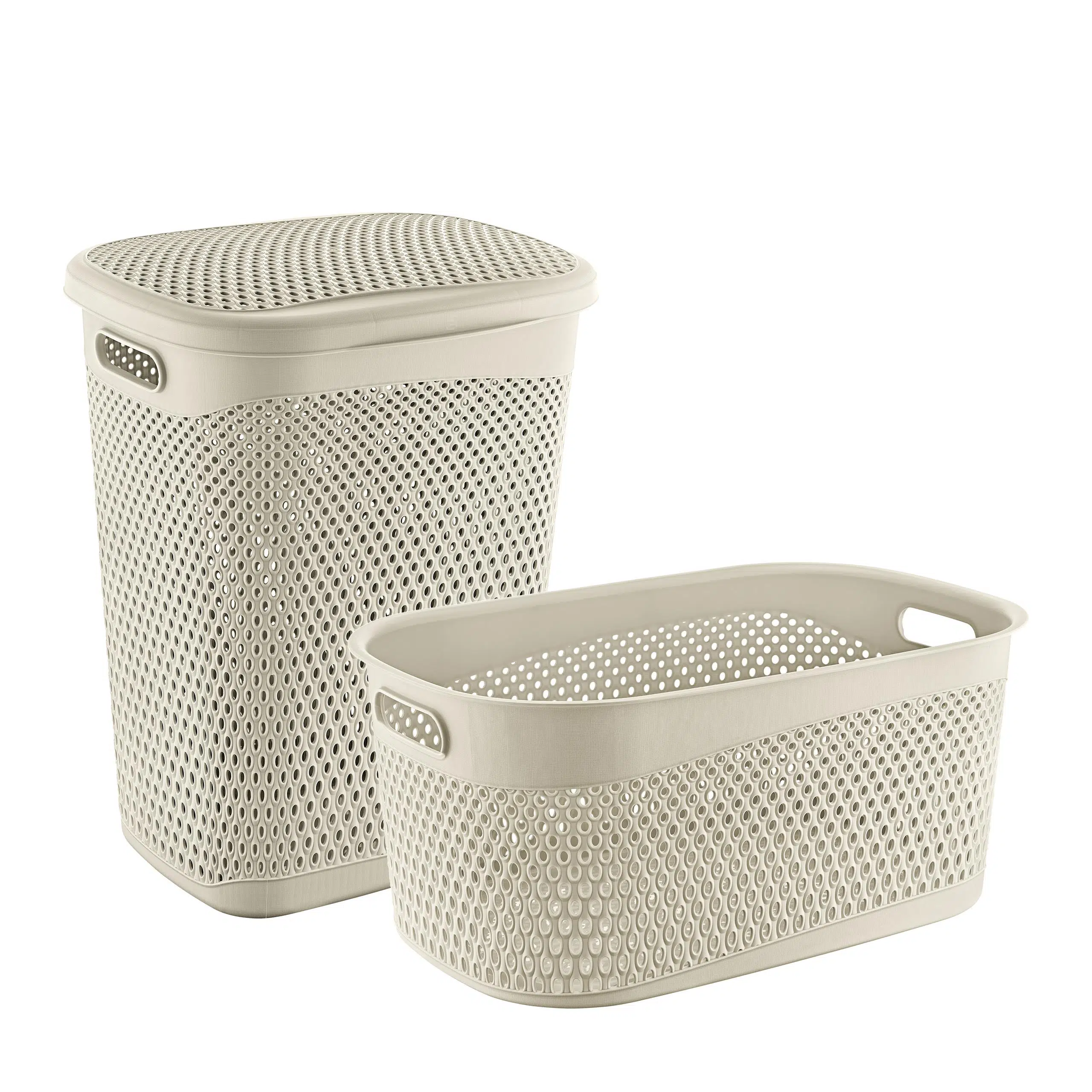 Smartware Katre Kirli Çamaşır Sepeti Ve Çamaşır Selesi Set Latte