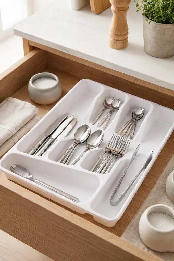 Smartware Küçük Renkli Kaşıklık - BEYAZ