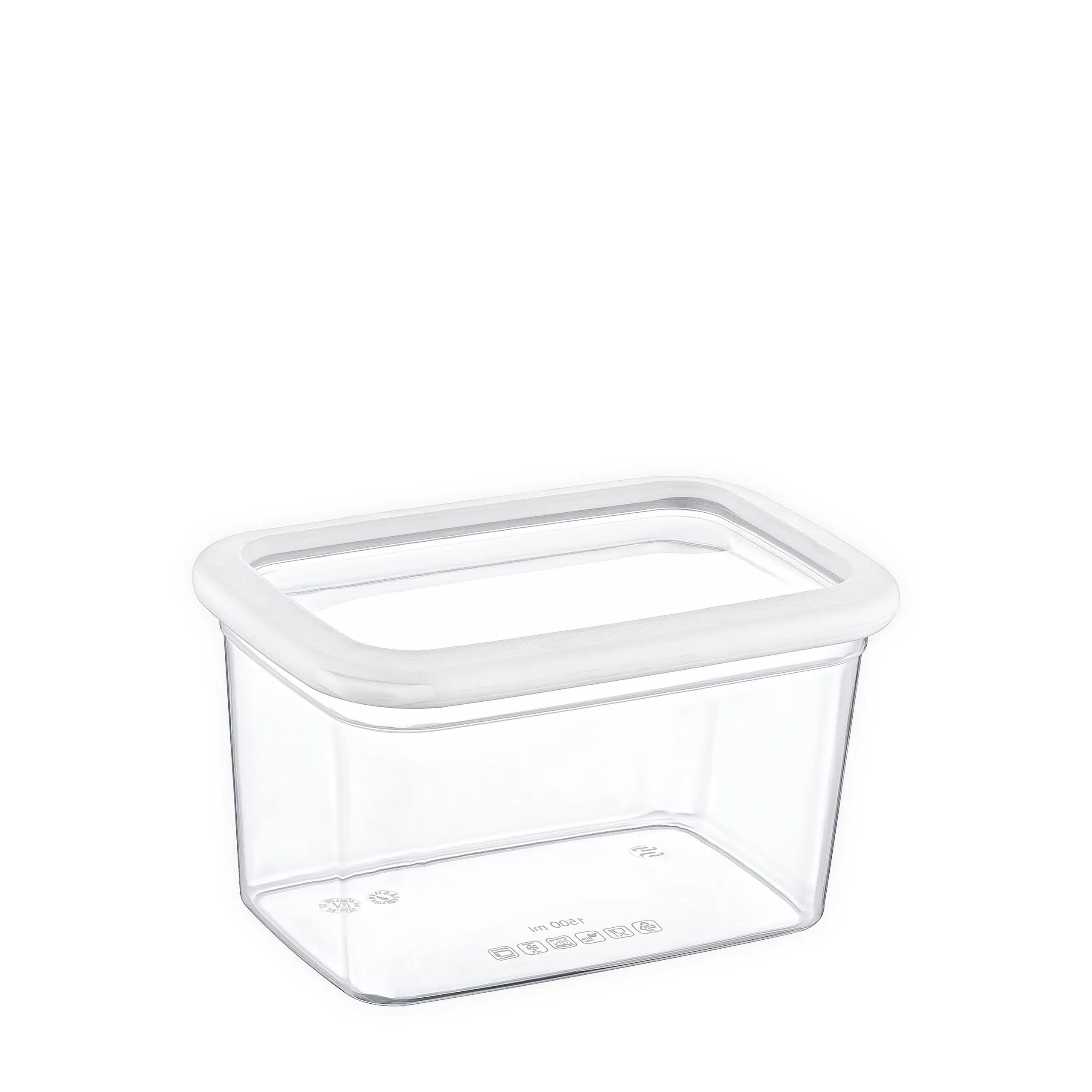 Smartware Skali Dikdörtgen Saklama Kabı 1210 ML - BEYAZ