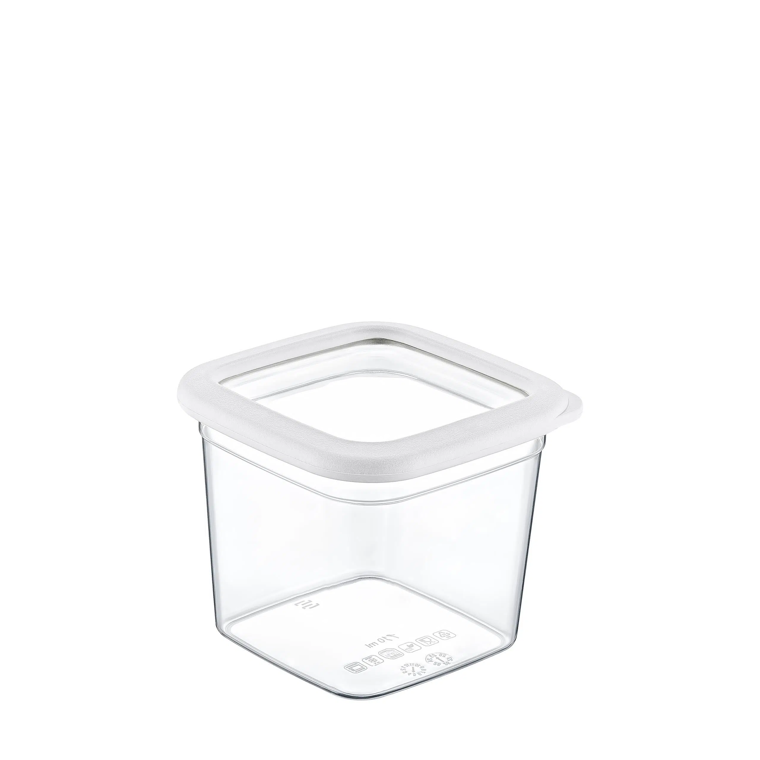 Smartware Skali Kare Saklama Kabı 740 ML - BEYAZ