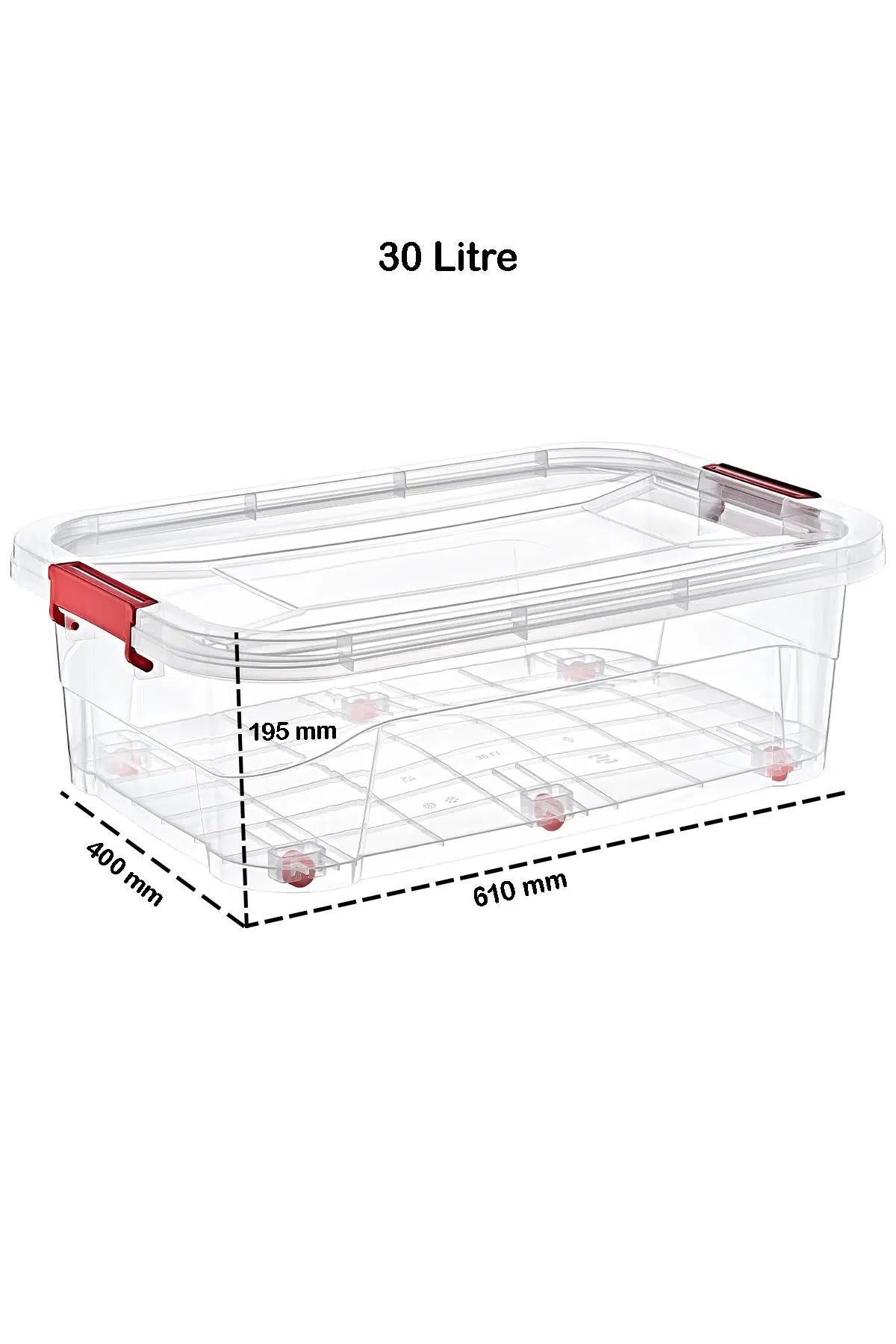 Smartware Smart Box Tekerlekli Saklama Kabı 30 LT 