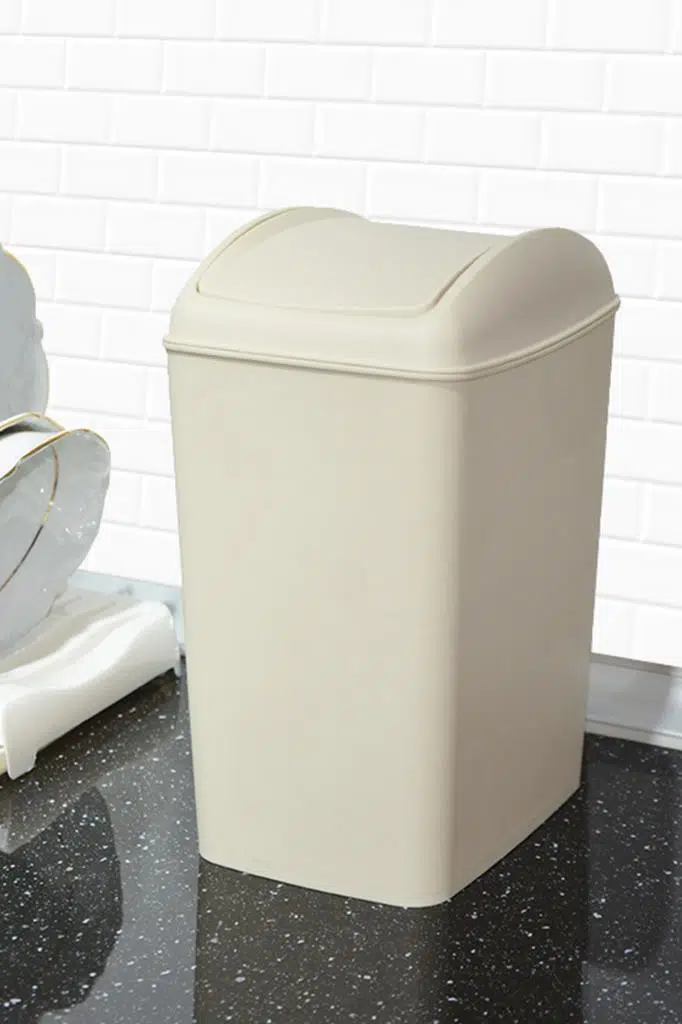 Smartware Soft Çöp Kutusu Döner Kapak 5 LT - LATTE