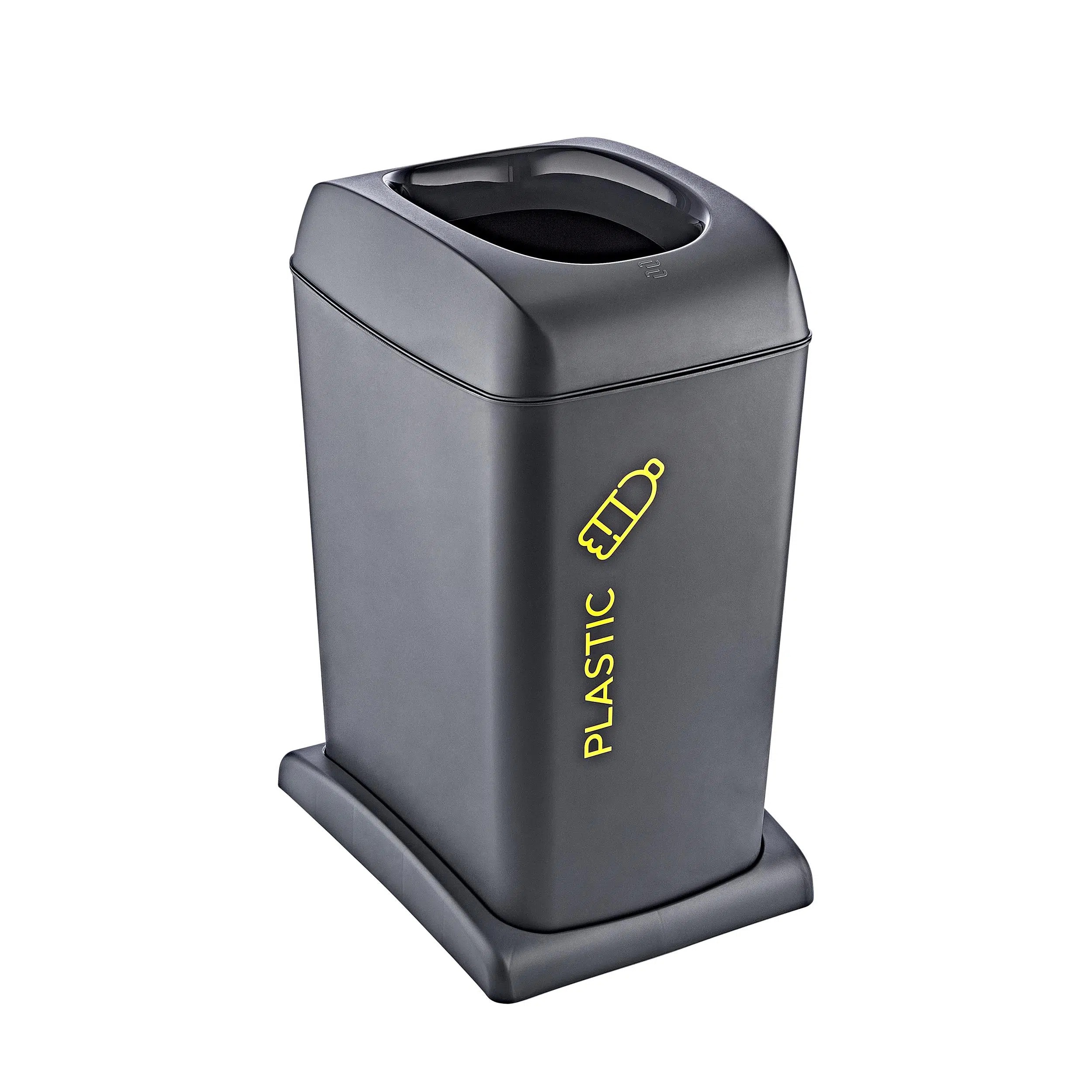 Smartware Soft Tekerlekli Plastik Geri Dönüşüm Kutusu 40 LT 