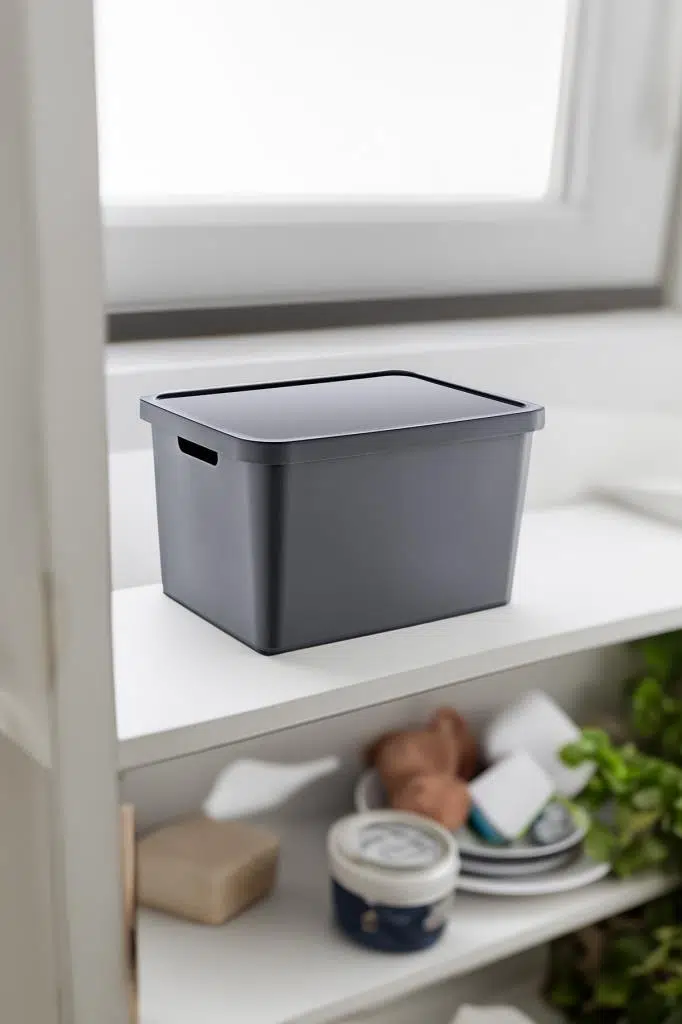 Smartware Stafi Çok Amaçlı Kapaklı Kutu 18 LT - ANTRASİT