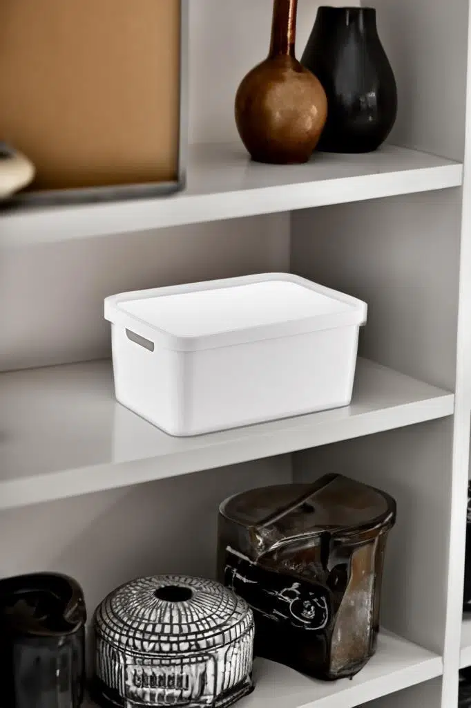 Smartware Stafi Çok Amaçlı Kapaklı Kutu 4,5 LT - BEYAZ