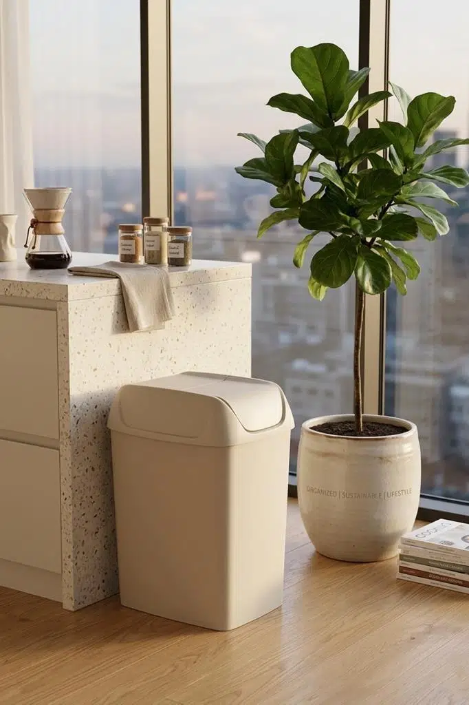 Smartware Svingi Çöp Kutusu 40 LT - LATTE