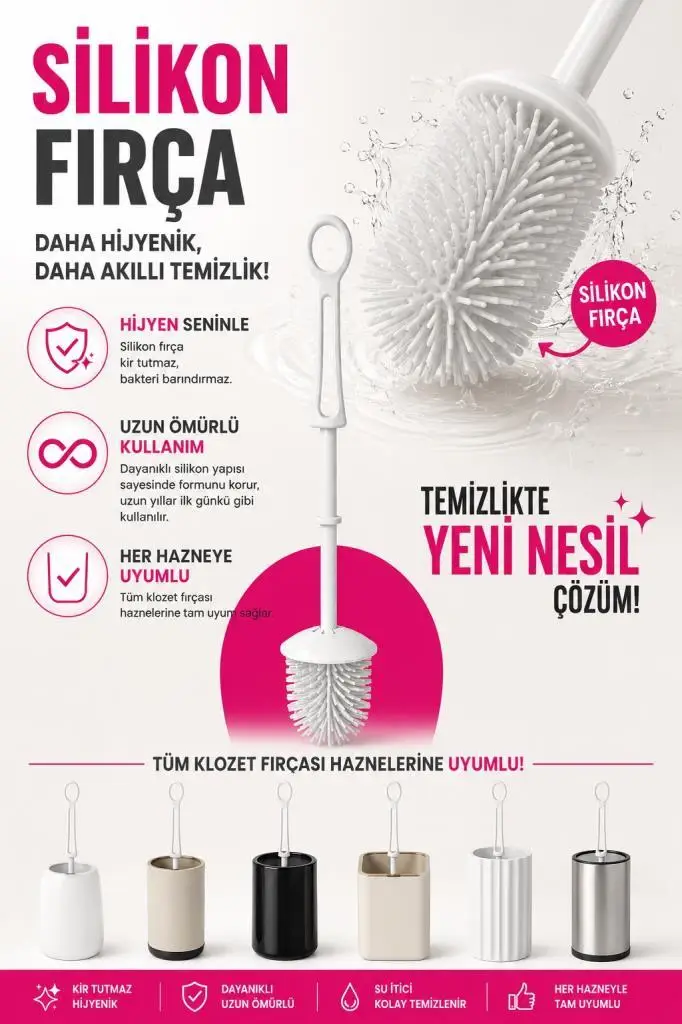 Smartware Tekli Silikon Fırça - BEYAZ