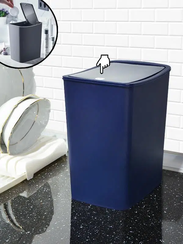 Smartware Touch Çöp Kovası 4 LT - LACİVERT