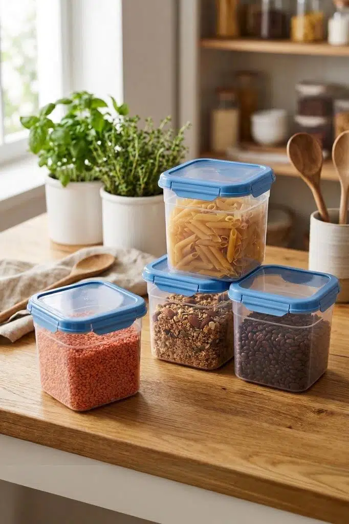 Smatware 4'Lü Set Loxo Sızdırmaz Saklama Kabı 1500 ML - MAVİ