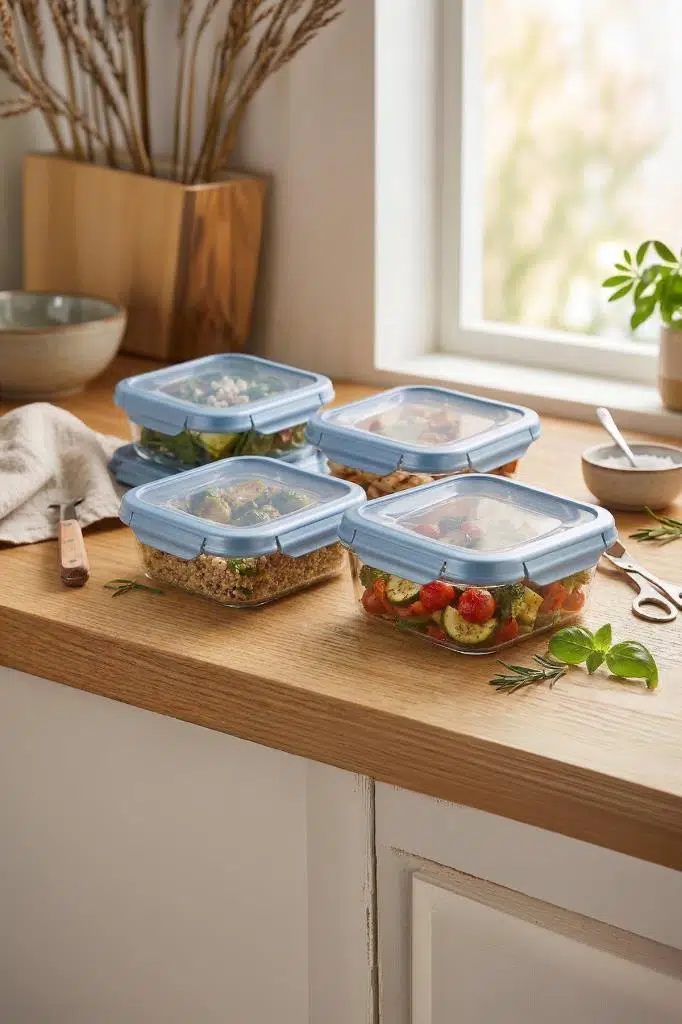 Smatware 4'Lü Set Loxo Sızdırmaz Saklama Kabı 700 ML - MAVİ